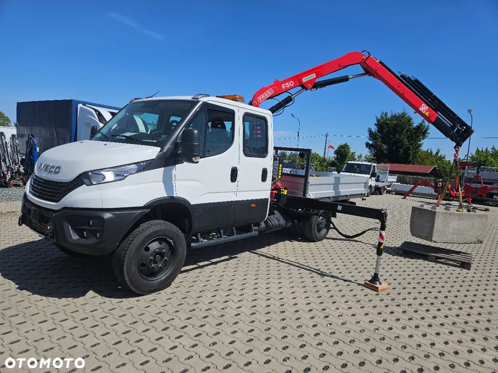 Iveco 50c-35c żuraw, HDS, zestaw do montażu szkła, okien, kamienia, płyt - 13