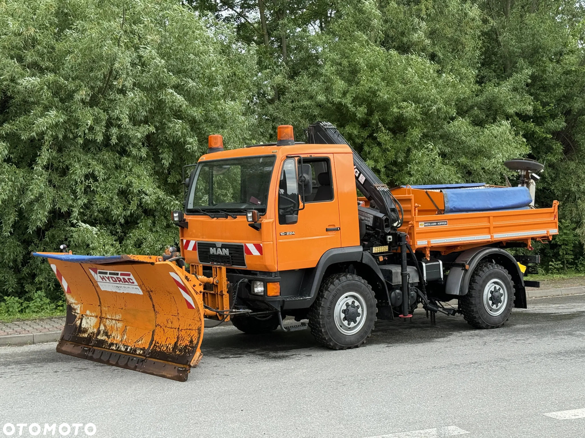 MAN * MAN LE 10.220 *Kiper Wywrotka * 4x4 * Pług Piaskarka * Zimowe Utrzymanie * Sprowadzony * HDS MKG * - 15