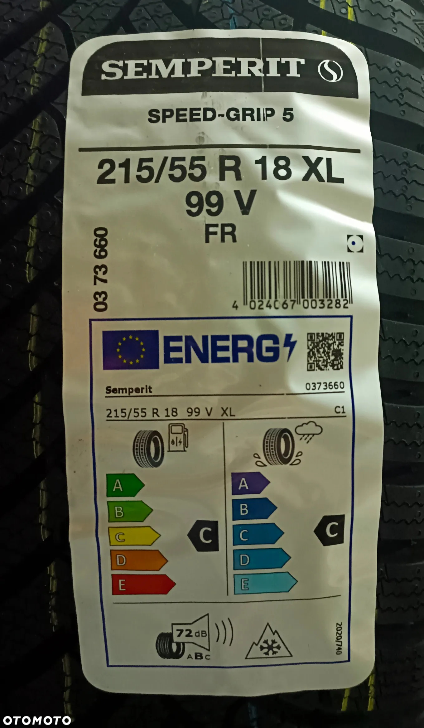 4x Opona Zimowa Semperit 215/55R18 - 2
