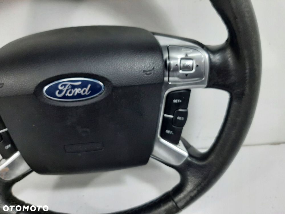 FORD MONDEO MK4 07R KIEROWNICA SKORA MULTIFUNKCJA PODUSZKA 7S713600JB3ZHE - 5