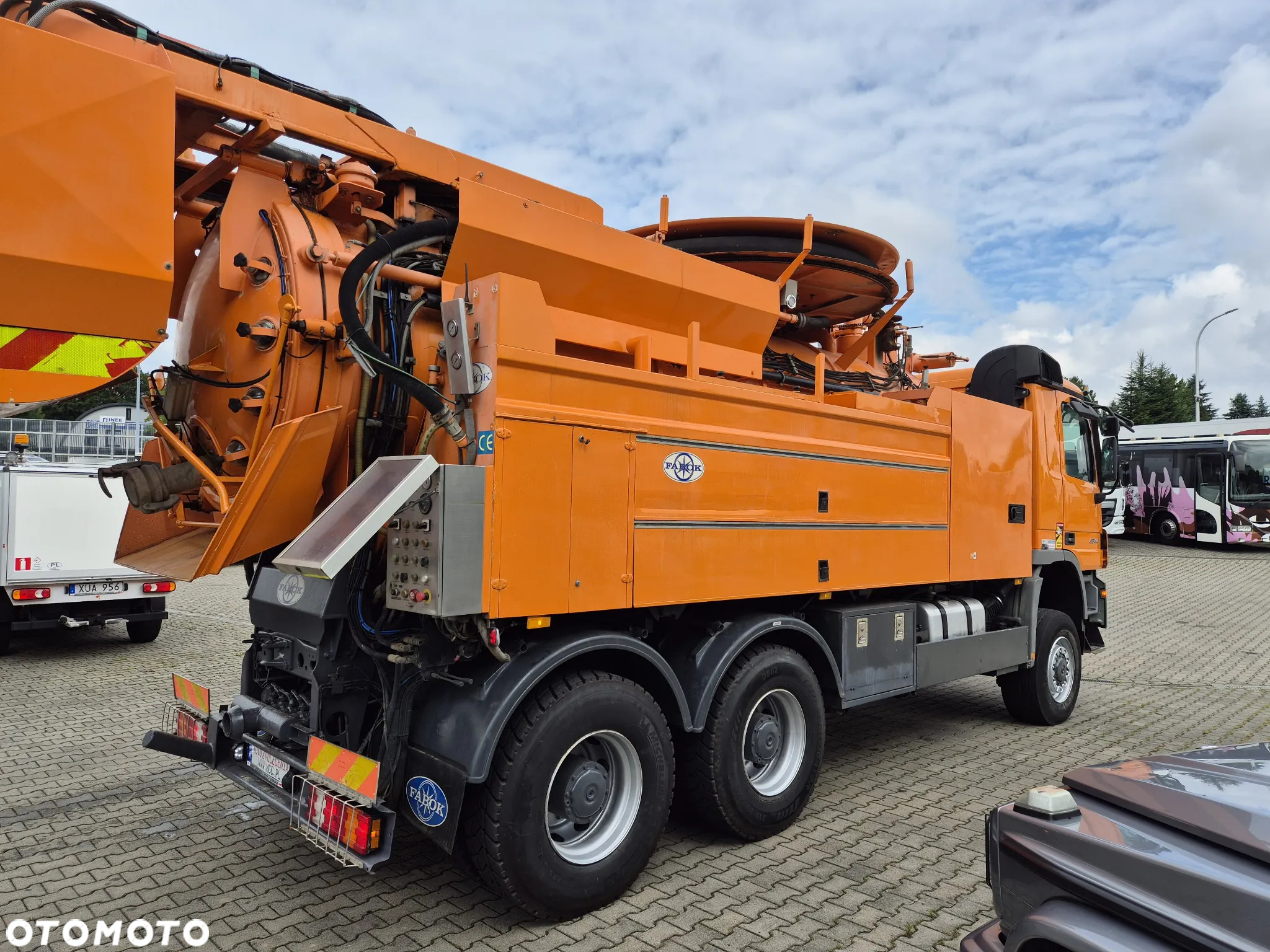 Mercedes-Benz ACTROS 3344 A 6X6  / 6X6 / WIEDEMANN KW 3000 / WÓZ ASENIZACYJNY / UNIKATOWA ZABUDOWA / SERWISOWANY /  PIERWSZY WŁAŚCICIEL / 8000L - 6000L / - 7