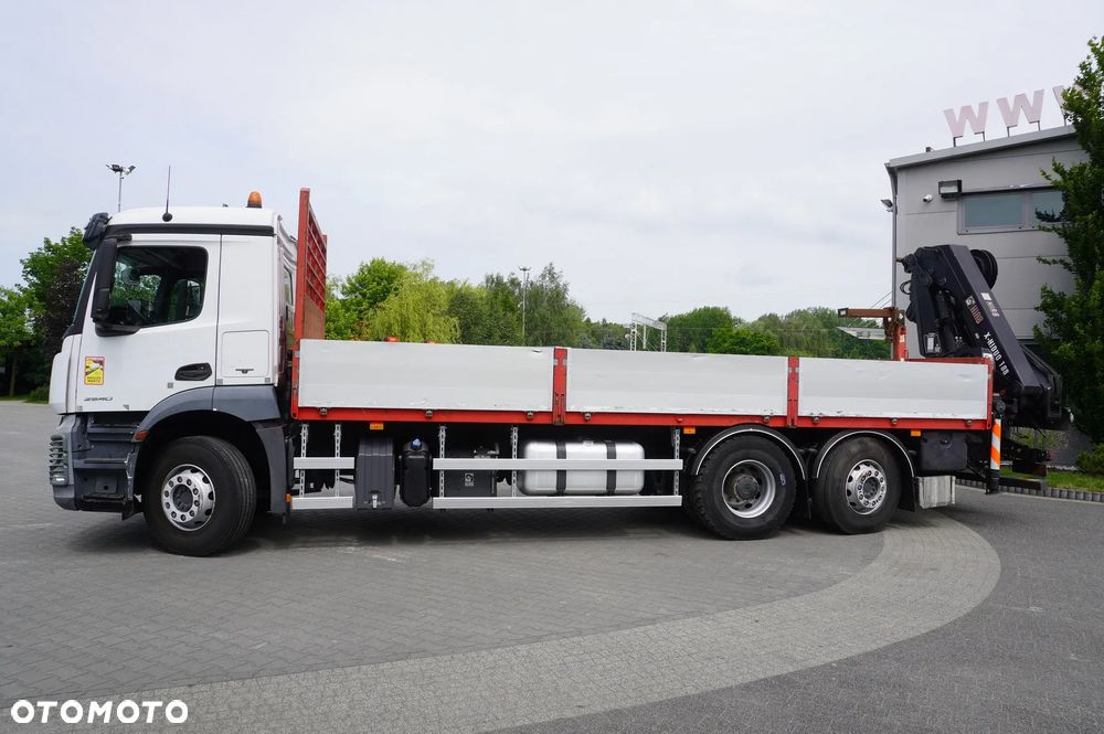 Mercedes-Benz Antos 2540 6x2-4 / HDS HIAB X-HIDUO 188 ES-4 / Rotator / pilot / Platforma 17 EPAL / 3. oś skrętna_256031 - 4