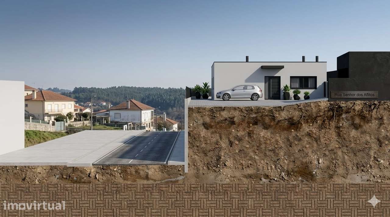 TERRENO COM PROJETO APROVADO · CENTRO DE CANELAS · GAIA · - Grande imagem: 5/17