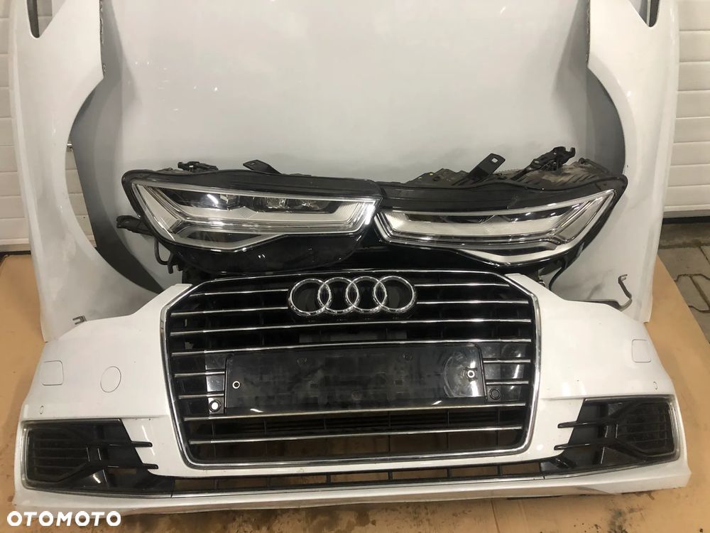 Audi A6 C7 4G Lift zderzak maska pas przedni przód kompletny LS9R - 1