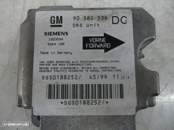 Centralina / Modulo Airbags Opel Zafira A Veículo Multiuso (T98) - 3