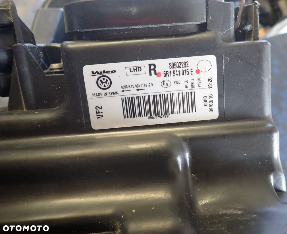 VW POLO 6R LAMPA PRZEDNIA PRZÓD PRAWA  6R1941016E - 5