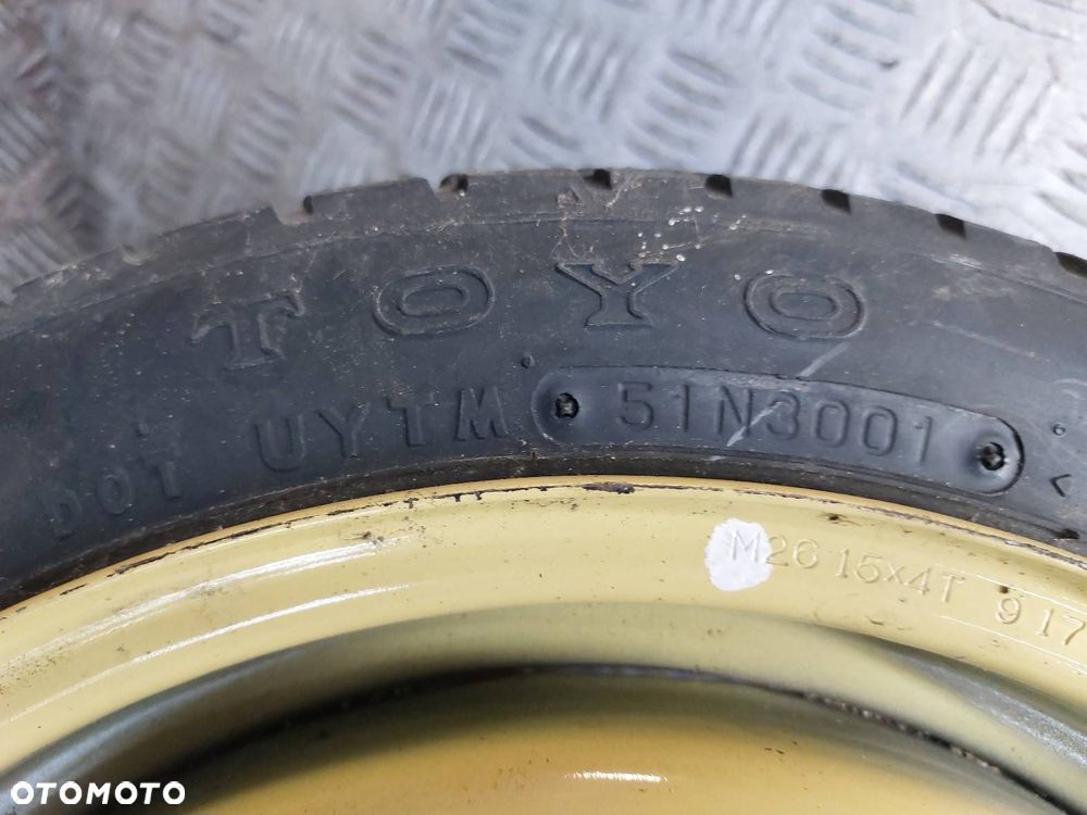 KOŁO DOJAZDÓWKA 5X114,3 4Jx15 FI67,1 115/70R15 MAZDA KIA HYUNDAI - 2