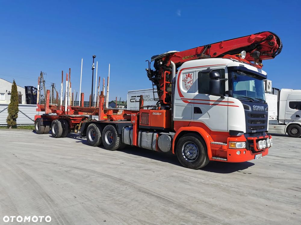 Scania R620, Epsilon S300L82, do dłużycy, drewna, lasu, kłody - 1