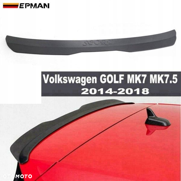 Tylny spoiler dachowy dokładka tylna VW GOLF 7 MK7 - 2
