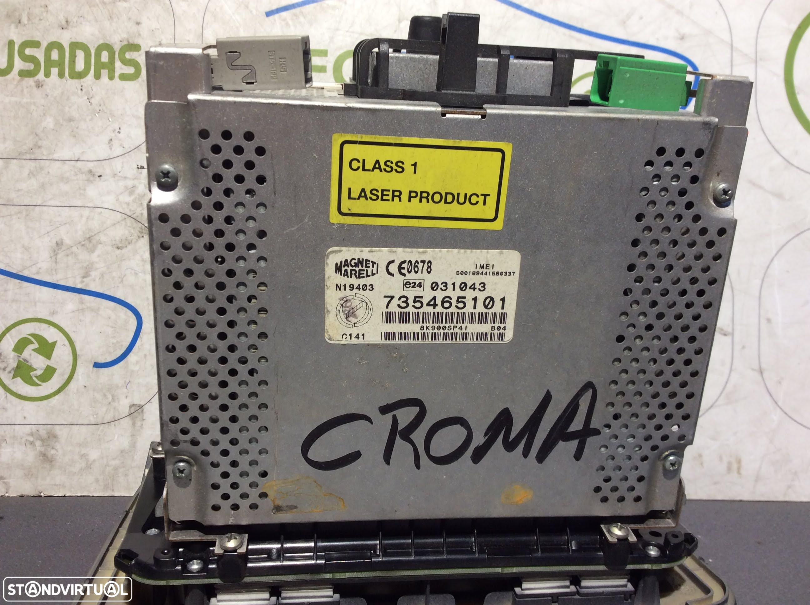 Radio Fiat Croma ano 2005 a 2011   735465101 - 3