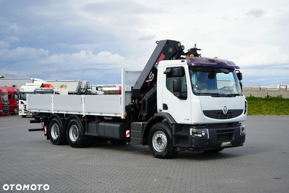 Renault PREMIUM / 370 / 6 X 4 / SKRZYNIOWY + HDS / HIAB 377 EP - 4 / PILOT - 10