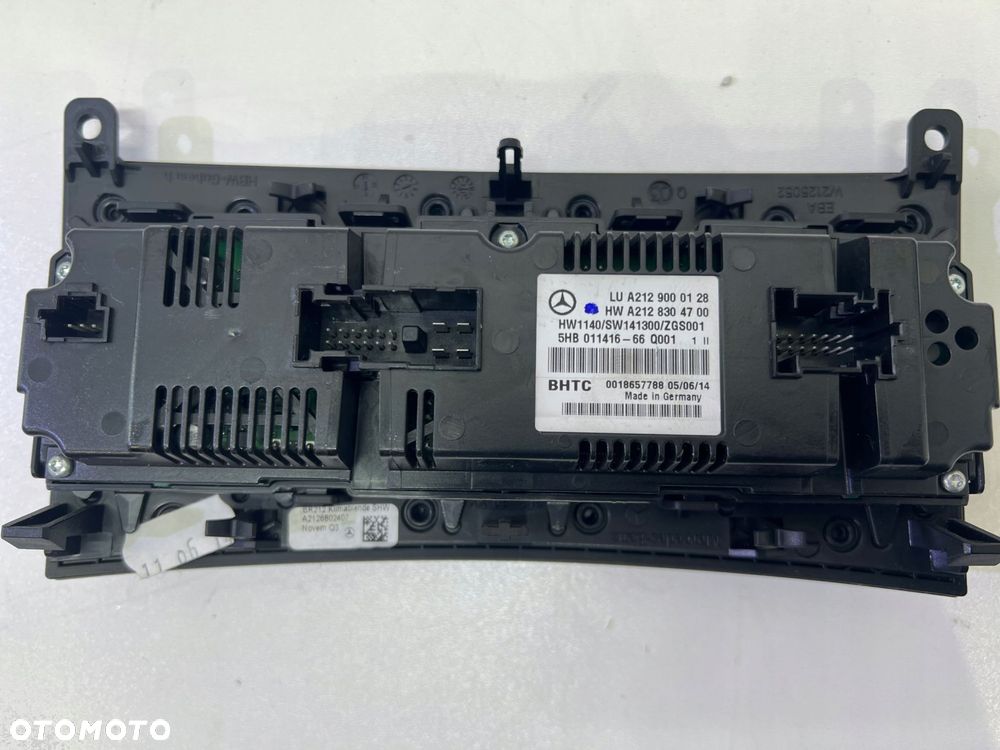 MERCEDES E W212 PANEL KLIMATYZACJI NAWIEWU A2129000128 - 3