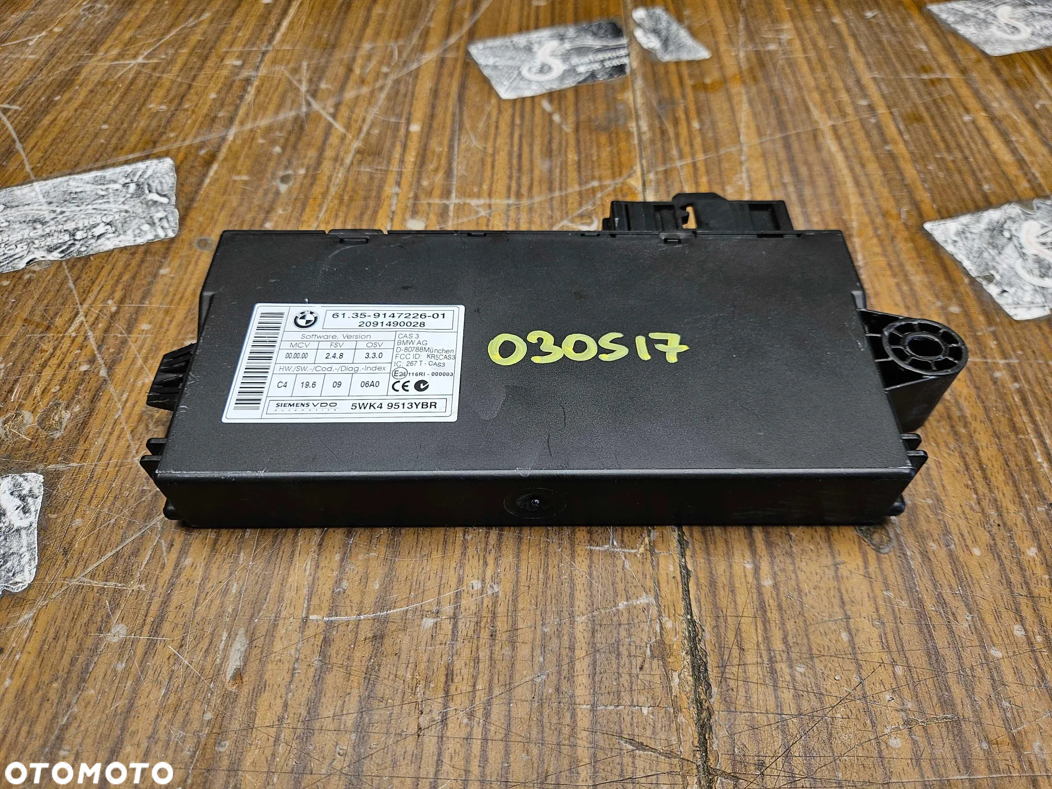 Zestaw do Odpalenia Komputer Moduł Sterownik Silnika CAS Kluczyk Pilot 2.0 D N47 BMW 1 3 E87 E90 E91 - 10