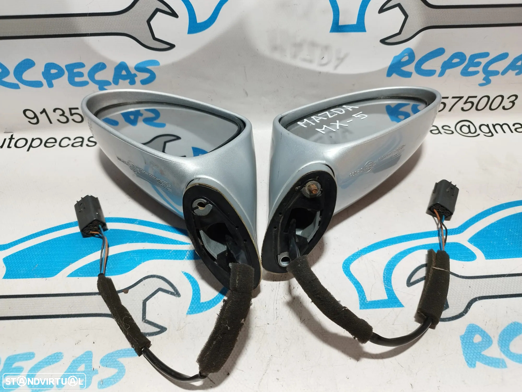 ESPELHO RETROVISOR ESQUERDO DIREITO MX5 MX-5 MX 5 II 2 MK2.5 MIATA NB NC3369180GPZ NC3369180 NC3569120GSU NC3569120 ELETRICO AQUECIDO ESPELHOS RETROVISORES - 6