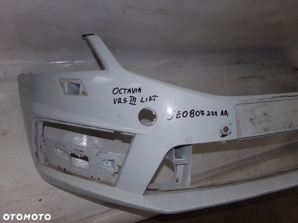 Zderzak Przód Przedni PDC+ Spryski Octavia III Lift RS 5E0807221AA - 2