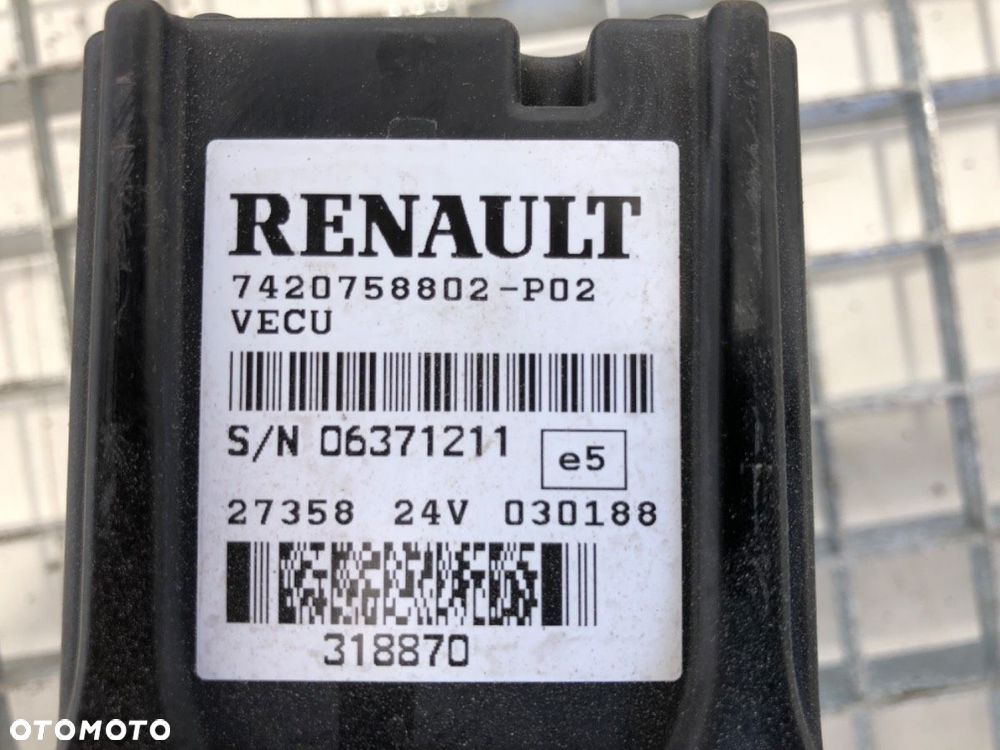 MODUŁ STEROWNIK VECU  RENAULT TRUCKS PREMIUM 1996 - 2022 DXI 11 450-EC06 7420758802-P02 - 4