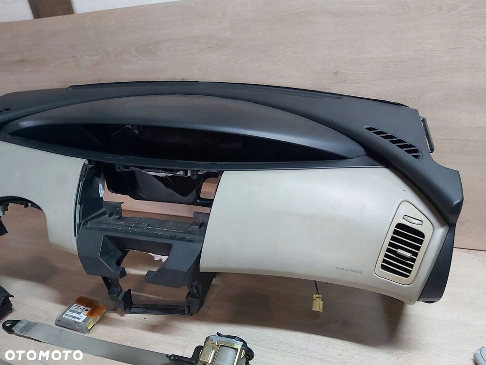 Nissan Primera P12 Deska poduszka pasażera kierowcy air bag pas lewy prawy - 3