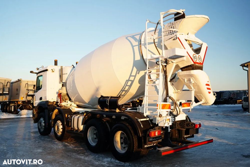 Mercedes-Benz AROCS 3240 / 9M3 BETONIERĂ / 8x4 / BETONIERĂ / AUTOMATĂ / CAMERĂ / JANTE DIN ALIAJ / - 4