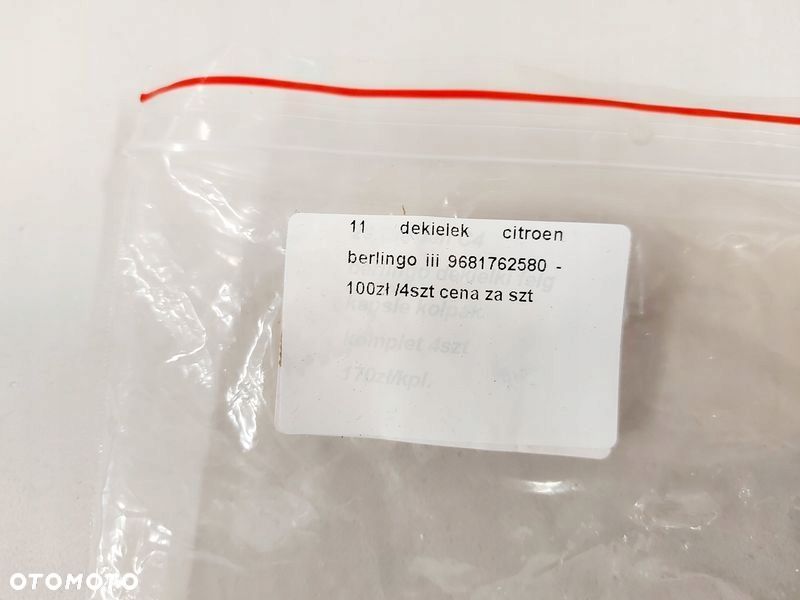 CITROEN BERINGO II III DEKIELEK KAPSEL KOŁPAKI 9681762580 - 10