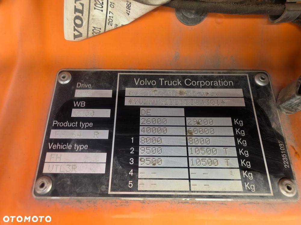 Volvo FH 500 6x4 Oś Podnoszona Bordmatik z Niemiec - 22