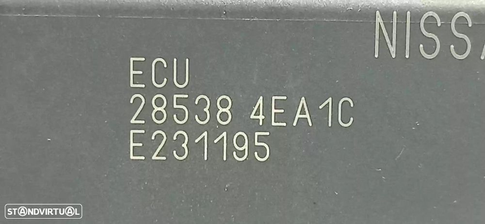MODULO ELECTRONICO NISSAN QASHQAI II TODO TERRENO, FECHADA 2019 -285384EA1C - 4