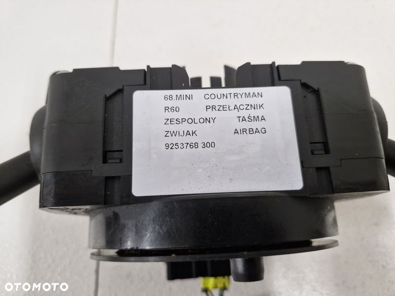 mini countryman r60 przełącznik zespolony taśma zwijak airbag 9253768 - 7