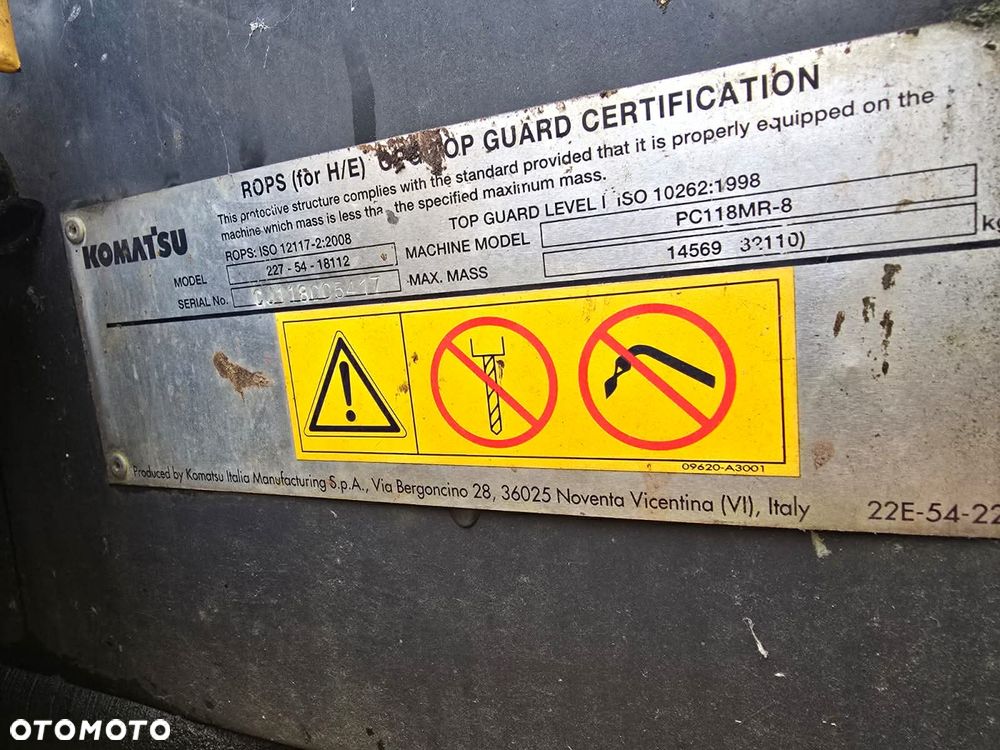 Komatsu PC118MR-8 - 12
