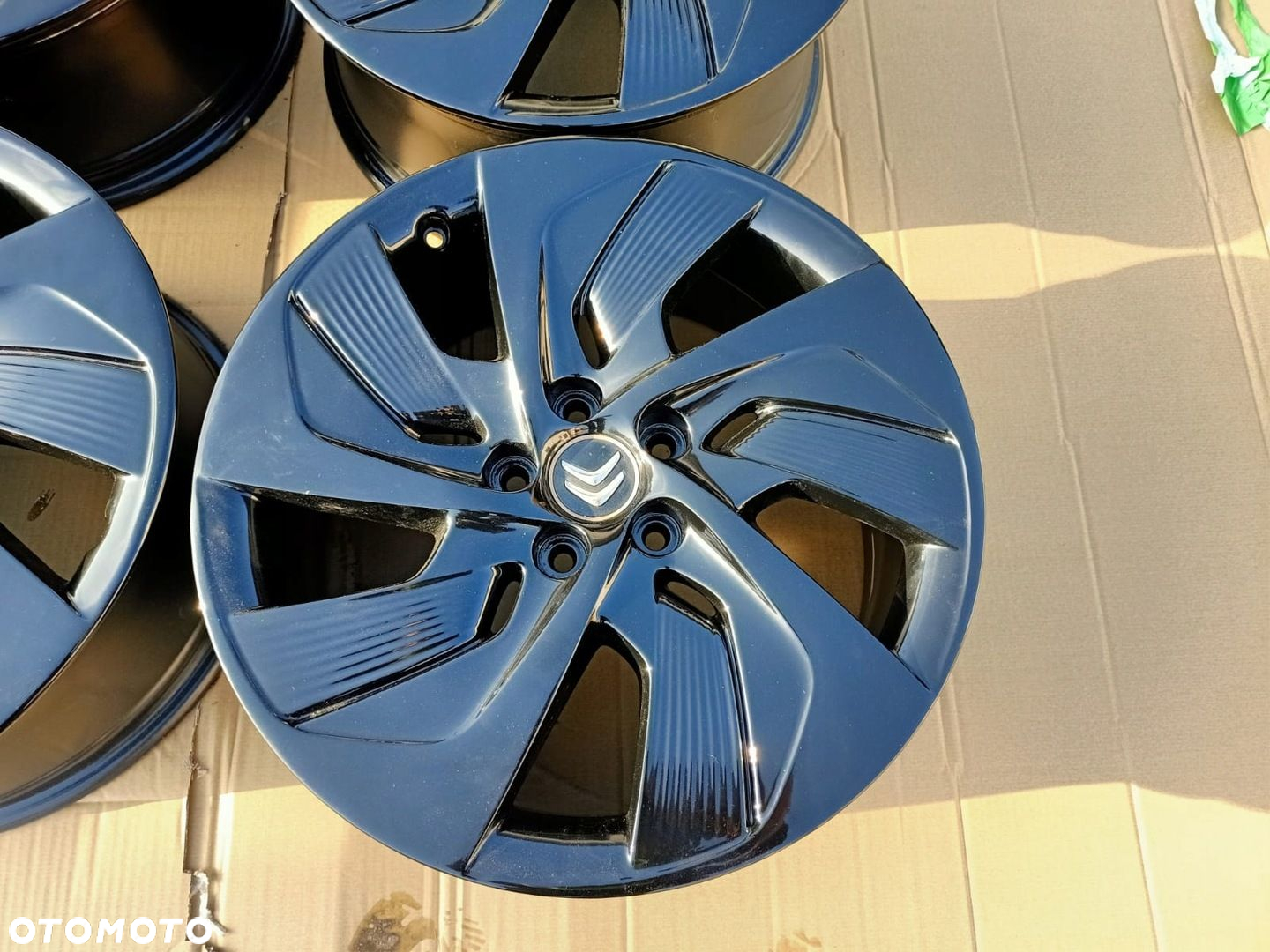CITROEN C4 PICASSO II FELGI 9677090577 7.5J 18" 5x108 ET 54 CZARNE JAK NOWE - 3