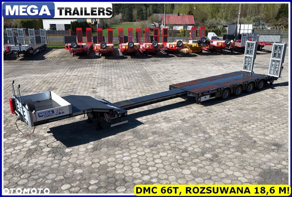 Inny Niska podłoga DMC 66,0 TON, ROZCIĄGANA 18,60 M - pod KONTENERY !!!