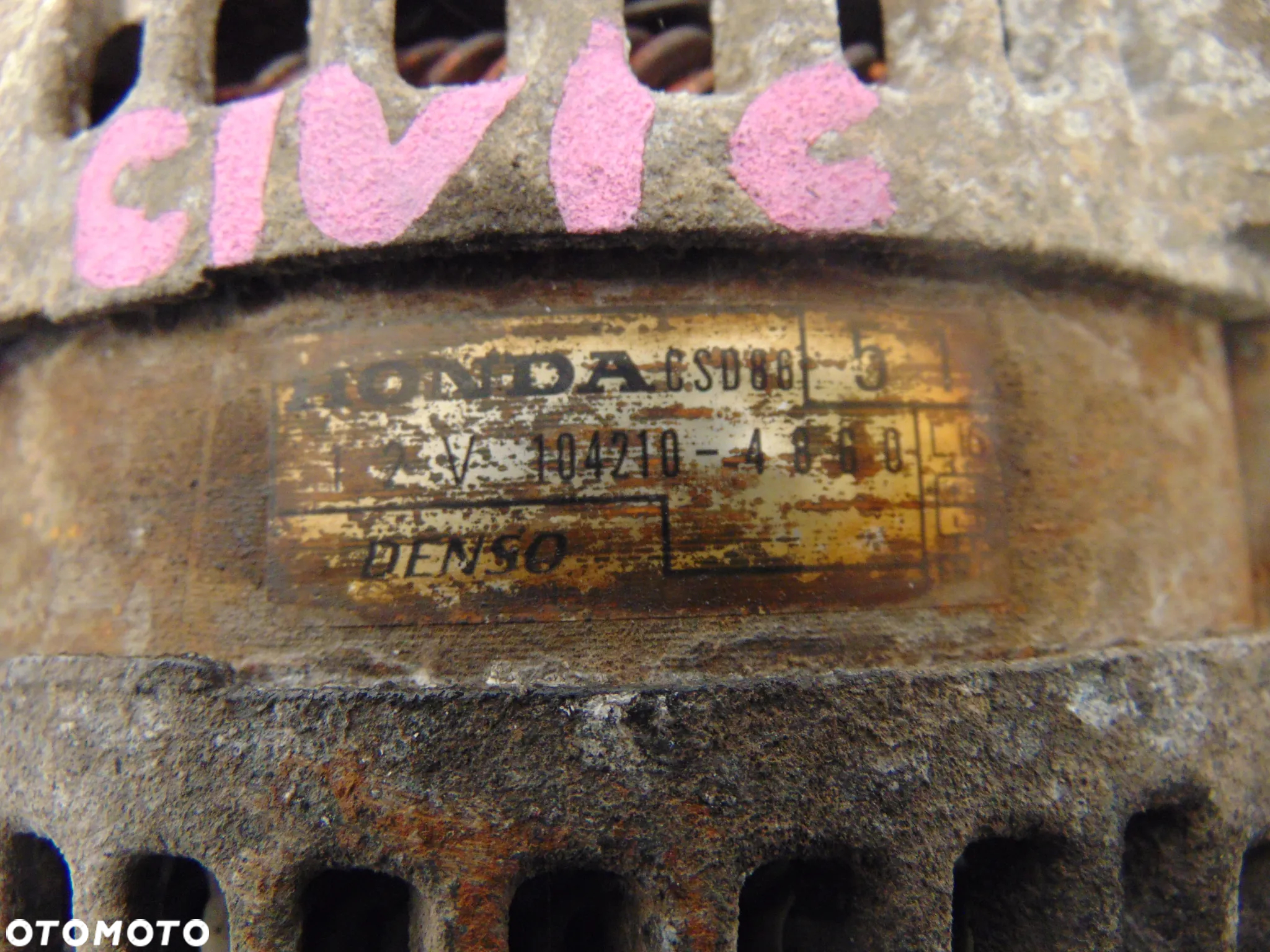 alternator honda civic 8 2,2 citd ufo - 3