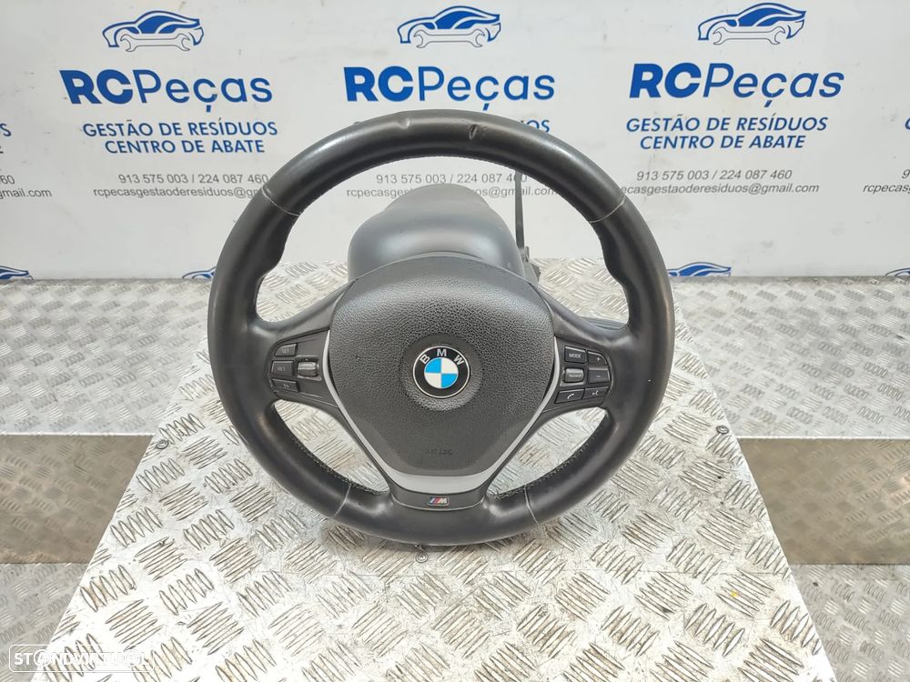 Volante em pele Multifunções Pack M original BMW Serie 1 F20 F21  Serie 3 F30 F31 - 4