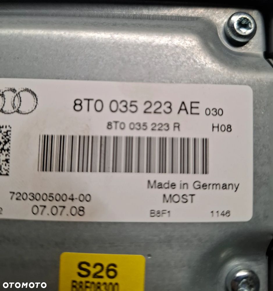 WZMACNIACZ AUDI A4 B8 A5 8T0035223AE SLASK WYSYLKA VAT - 2