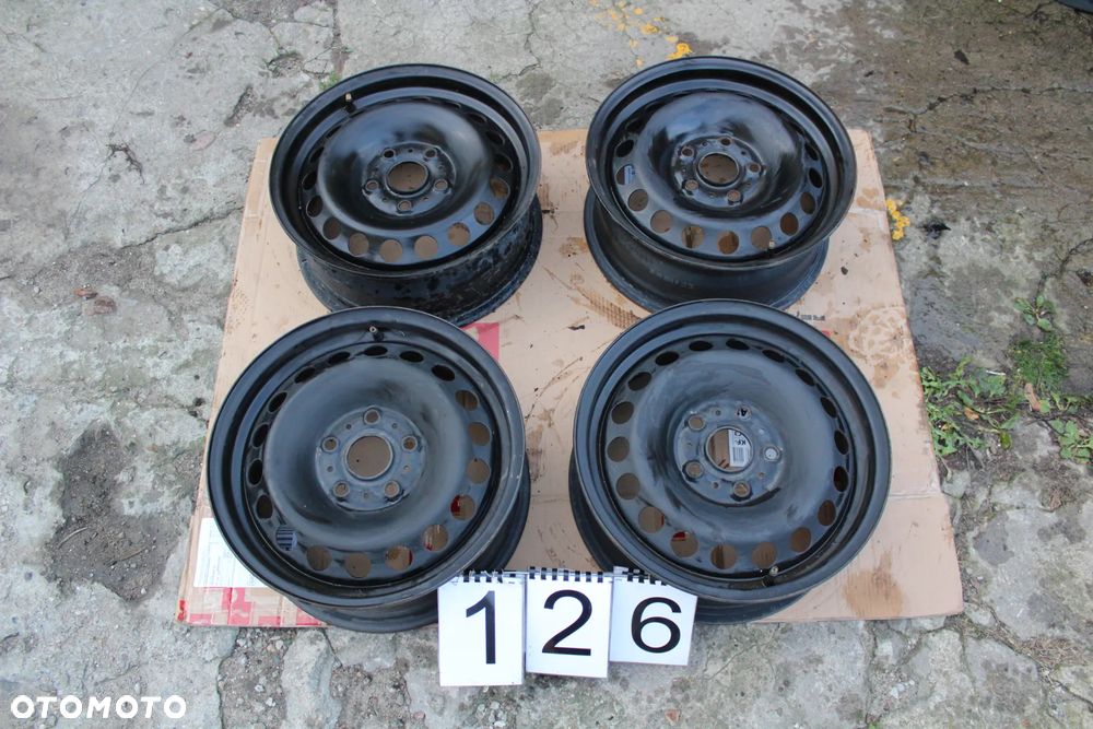 FELGI STALOWE VW GOLF7 LEON3 OCTAVIA3 5x112Ø57  6x15  ET43 - 1