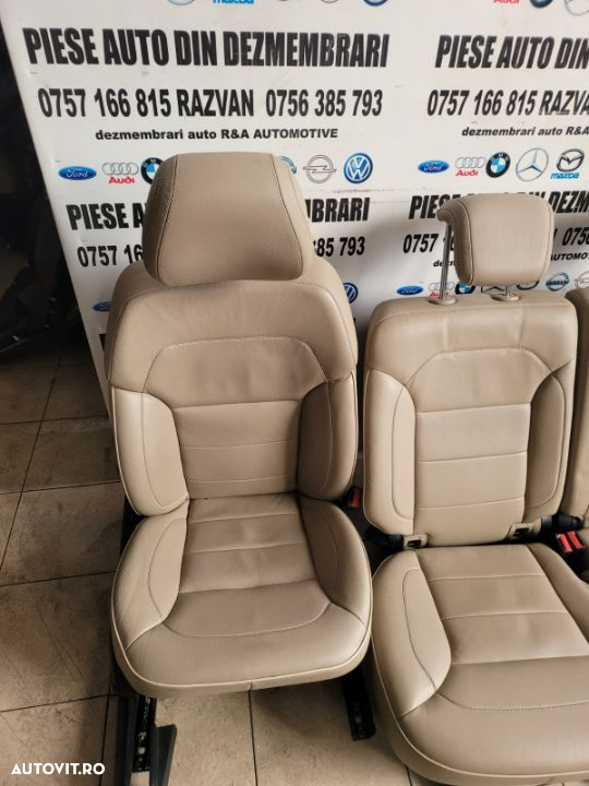 Interior Complet Scaune Banchete Mercedes Ml W166 Cu Incalzire Si Ventilatie Full Electrice 2012+ - 3