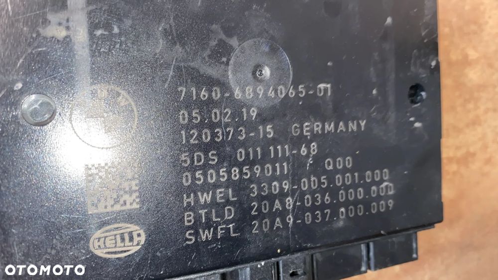 BMW G01 G20 G30 G11 G12 MODUŁ STEROWNIK HAKA 6894065 - 4