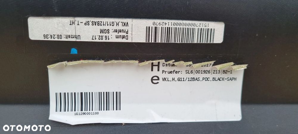 BMW 7 G11 G12 2015- Zderzak tył oryginał MD170 - 14