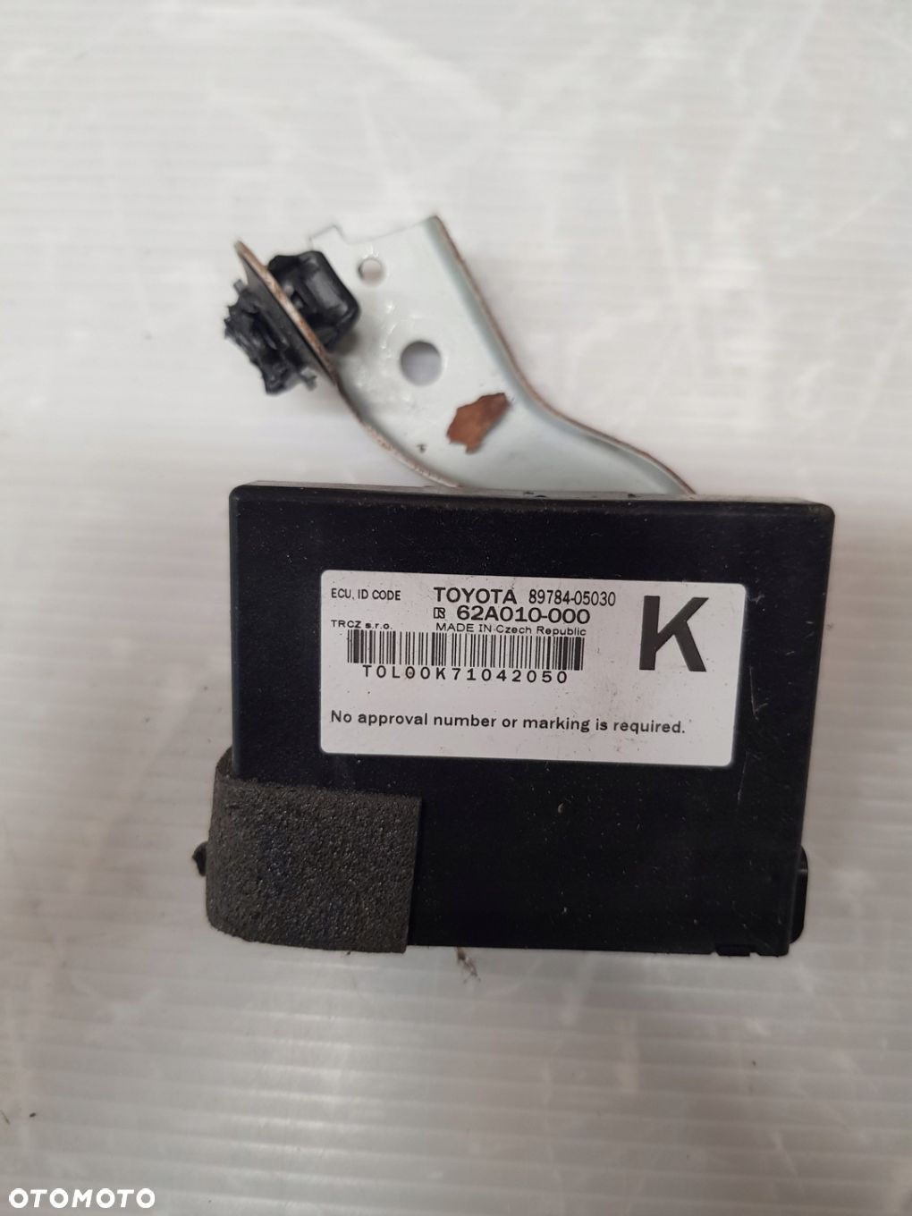 TOYOTA AVENSIS MODUŁ STEROWNIK IMMOBILIZER 89784-05030 - 1