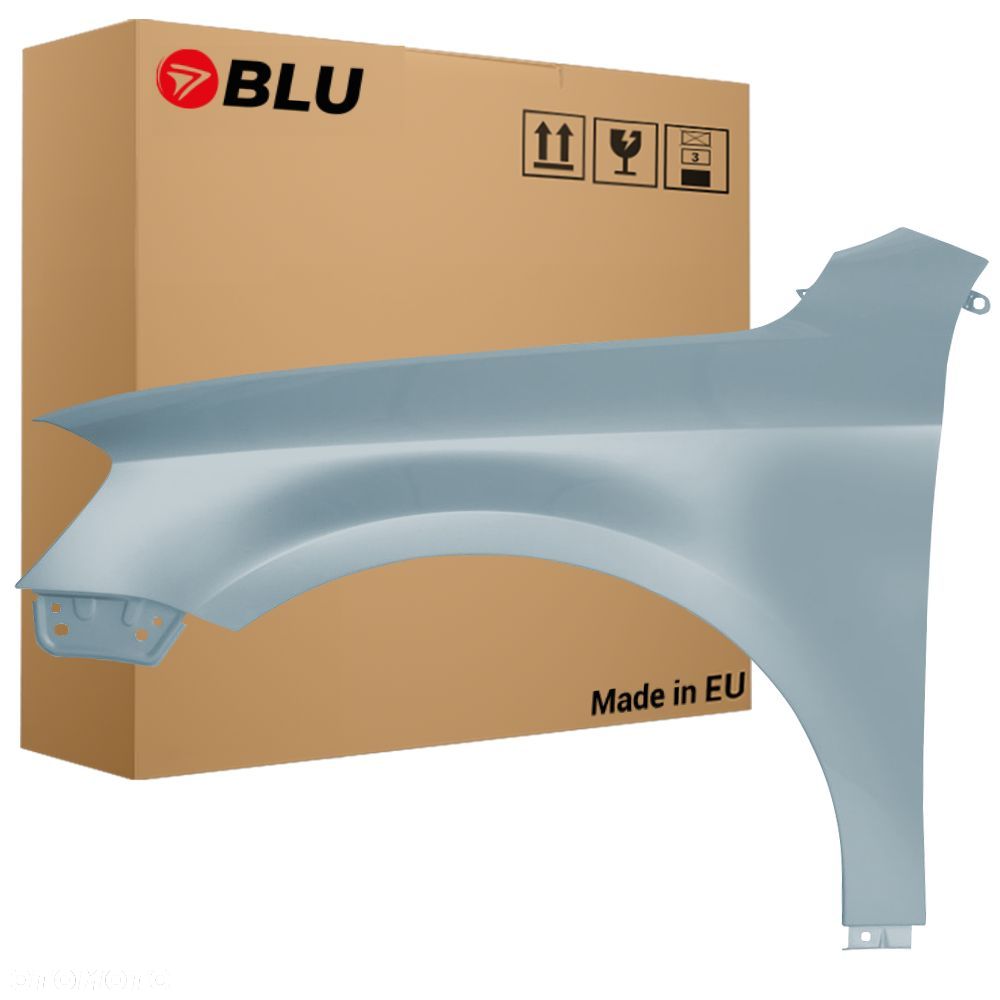 BLU Błotnik VW PASSAT B7 LC7Z lewy srebrny 10-14 przód ocynk EisenGrau - 1