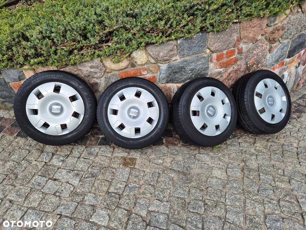 koła letnie z oponami kołpaki polo fabia ibiza cordoba 185/60r14 5x100 - 3
