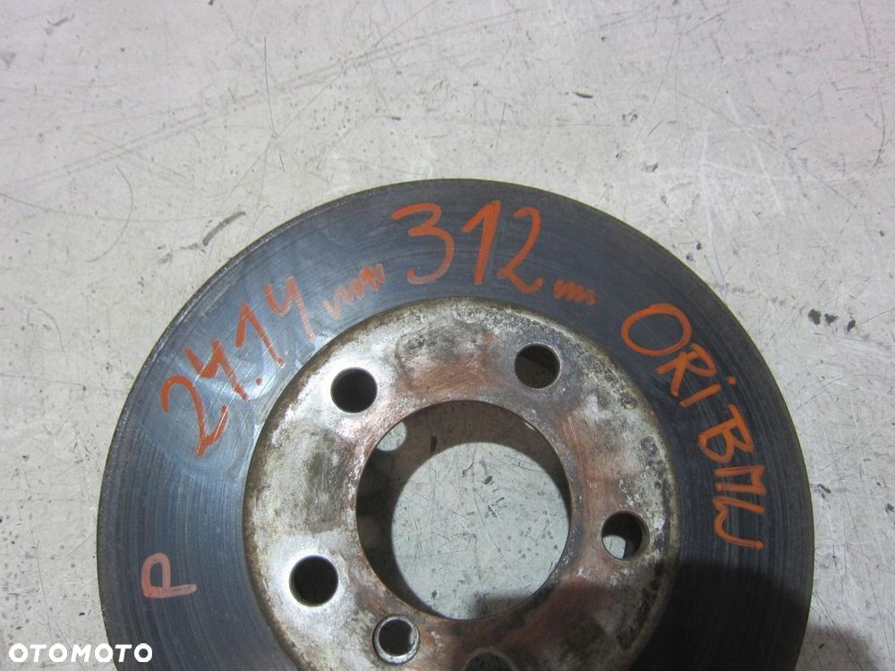 BMW F30 E90 F20 X1 TARCZE HAMULCOWE KLOCKI PRZÓD ORYGINAŁ 312MM 34116792219 - 8