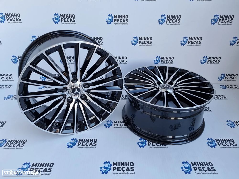Jantes Mercedes Novo Class C (W206) AMG em 19 Preto Polido - 4
