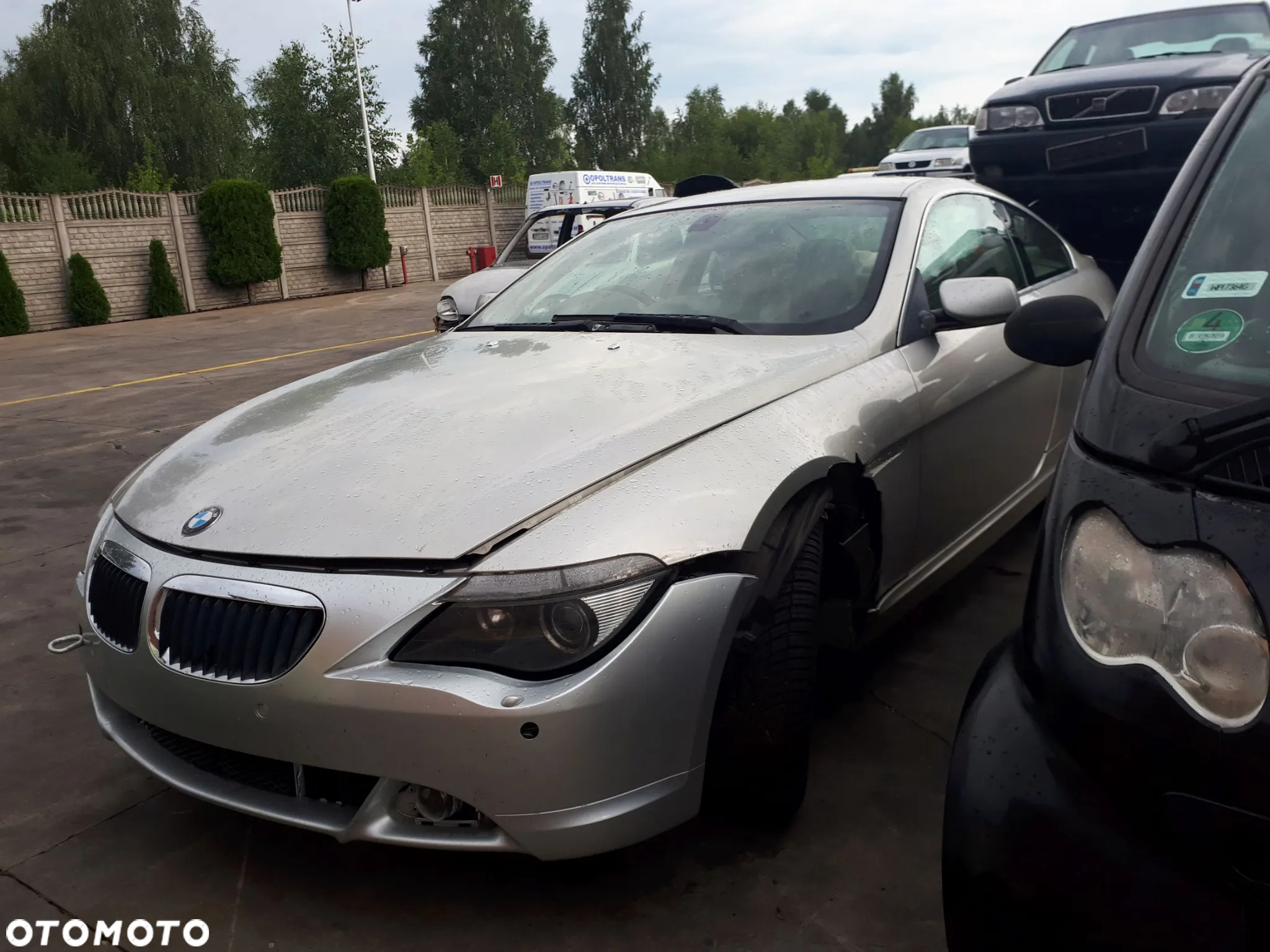 BMW E63 6 630i 03-06 ZDERZAK PRZÓD PRZEDNI PDC SPRYSKI A14/7 MINERALSILBER - 21