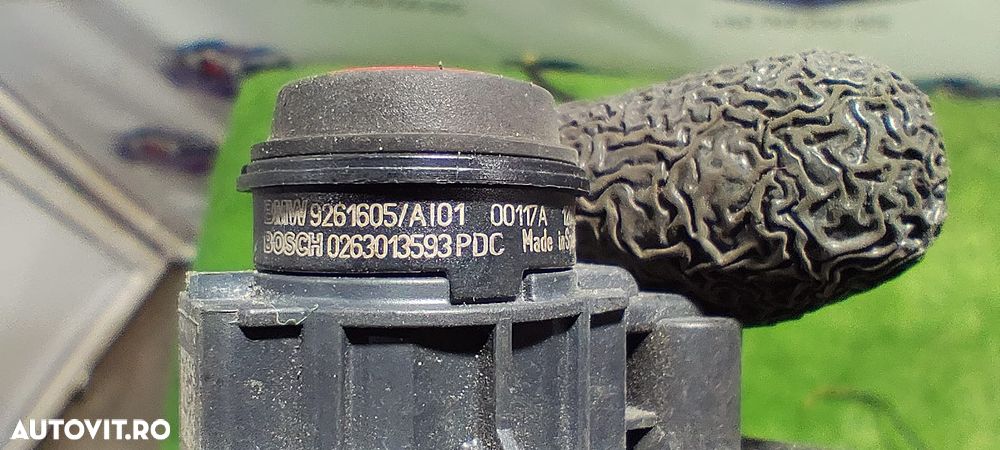 INSTALATIE + SENZORI PARCARE PDC BARA SPATE BMW F20 F30 F31 F15 X5 COD OEM 9261605 / 66209261605 / 0263013593 2011-2019 - 5