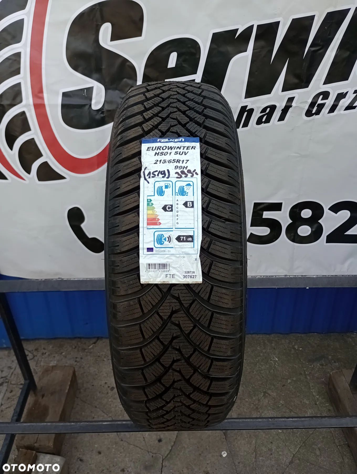 OPONA ZIMOWA 1x 215/65 R17 99H FALKEN EUROWINTER HS01 SUV - 1