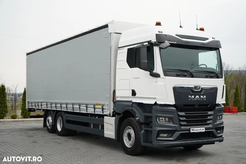 MAN TGX 26.520 / 6x2 / 9.3 M CORTINĂ / ACOPERIȘ RIDICABIL / AXĂ RIDICABILĂ / DIRECȚIE / NOU - 6