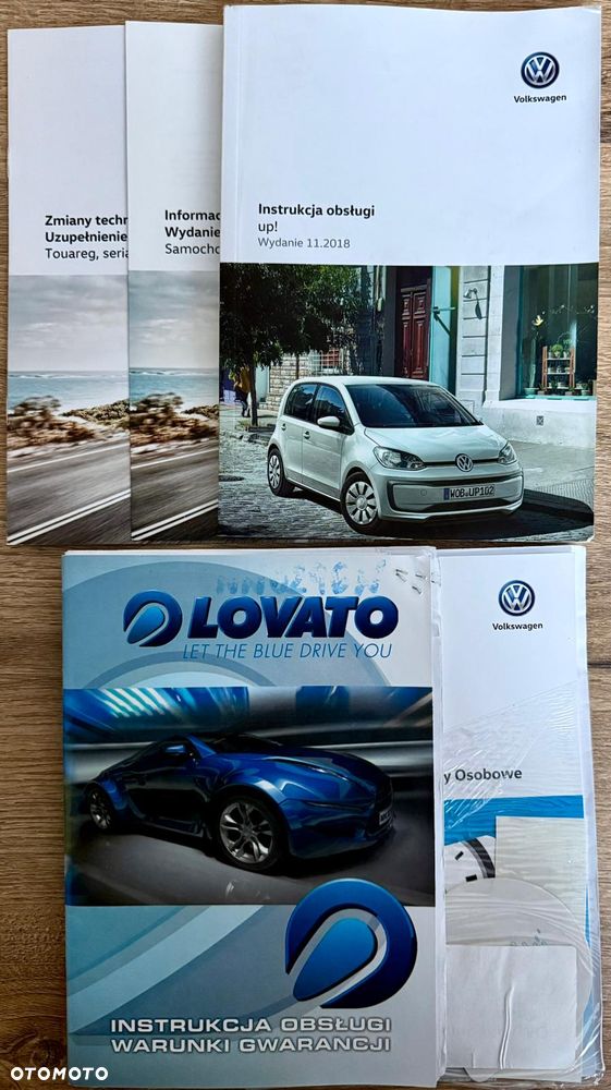 Volkswagen UP! 1.0L 60KM Benzyna + GAZ Salon Polska Bezwypadkowy FVAT23% - 24