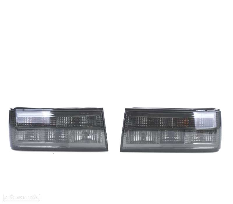 FAROLINS TRASEIROS BMW E30 87-90 CABRIO 90-93 ESCURECIDOS - 1