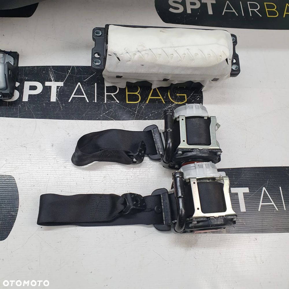 VW TOUAREG II 7P DESKA ROZDZIELCZA KONSOLA KOKPIT PULPIT PODUSZKI AIRBAG AIR BAG PASY KIT SET - 9