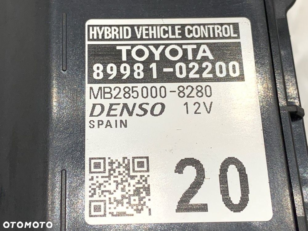 MODUŁ ECU  TOYOTA COROLLA Kombi (_E21_) 2019 - 2.0 Hybrid (MZEH12) 112 kW [152 KM] Hybryda silnik - 4