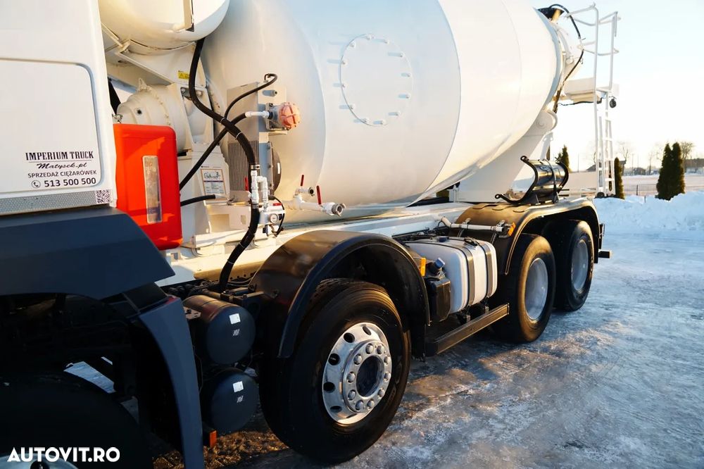 Mercedes-Benz AROCS 3240 / 9M3 BETONIERĂ / 8x4 / BETONIERĂ / AUTOMATĂ / CAMERĂ / JANTE DIN ALIAJ / - 12